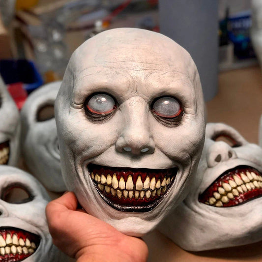 Exorcist Horror Smiling Face Demon Mask Cosplay Prop