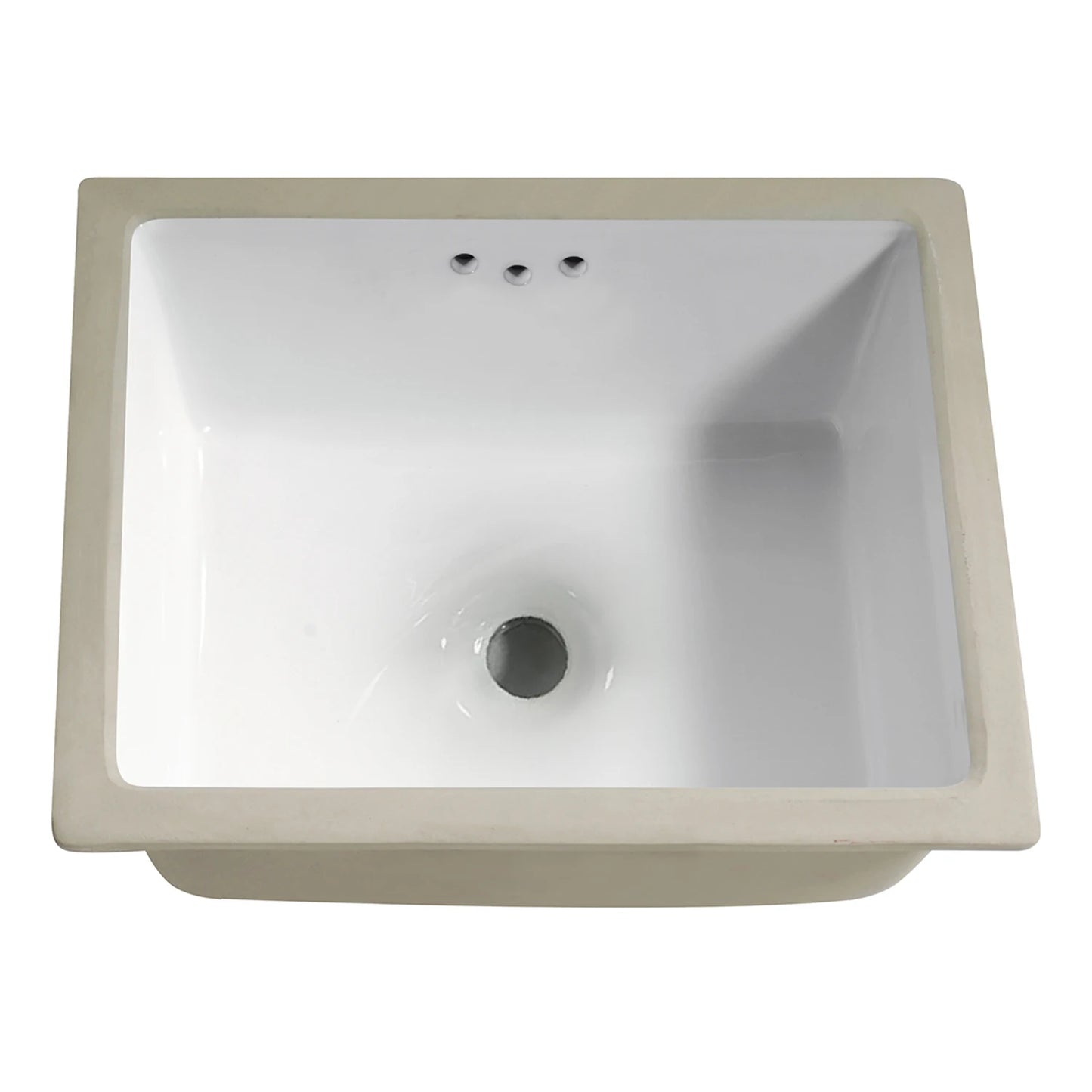 Undermount Rectangular Bathroom Sink 13.78 X 12 Inches