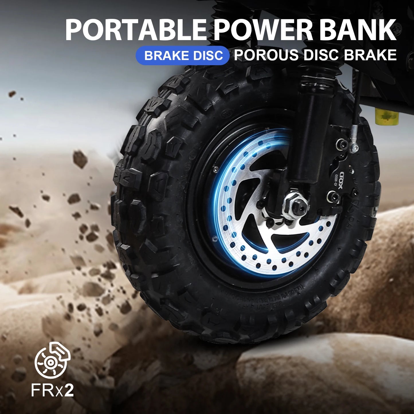 6000W High Power Electric Scooter Offroad Foldable 60V 38Ah
