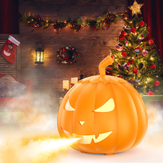 Fieryzeal 800W Fog Machine Remote RGB LED Halloween Fogger