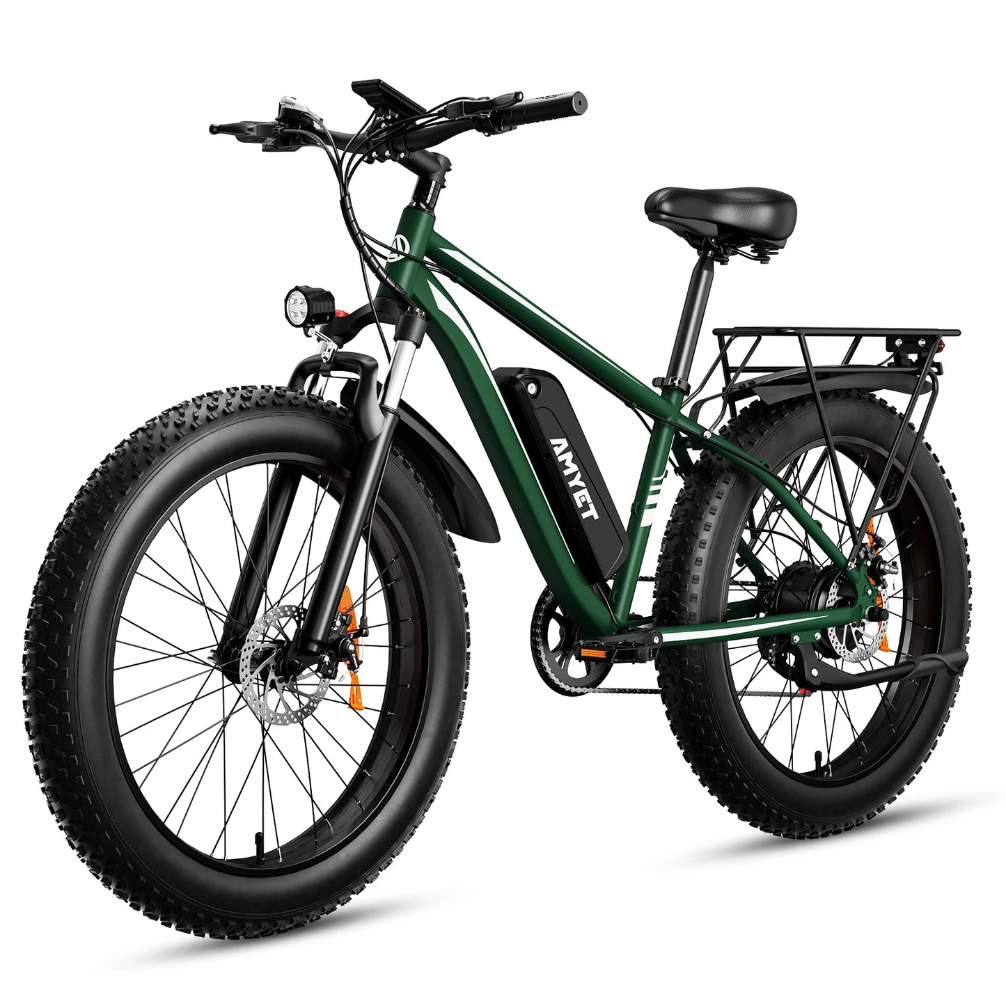 AMYET EB26 Electric Bike 1500W 48V 15Ah 26 Inch Fat Tire Mountain Bike 31 Mph