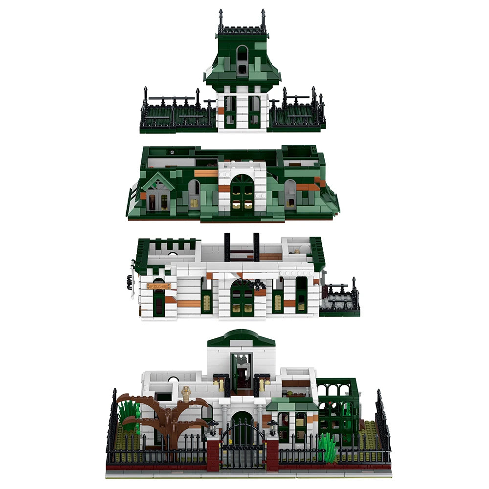 Wednesday Addams Spooky Manor Lego Compatible Building Blocks