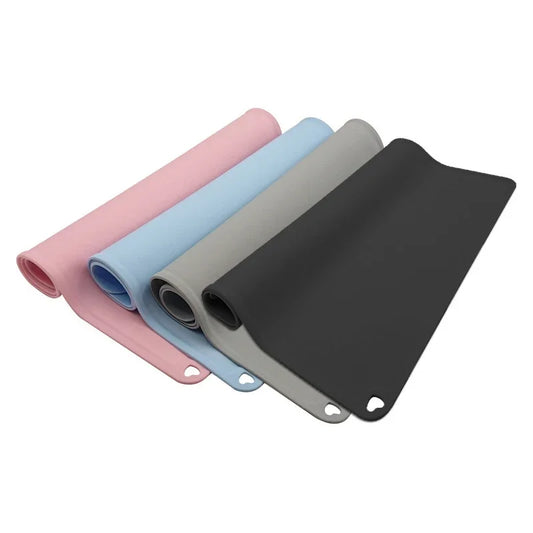 Silicone Pet Feeding Mat Non Slip Waterproof Easy To Clean Cat Dog