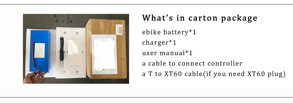 36V 48V Ebike Battery 10Ah 14Ah 16Ah 20Ah For 200 To 1200W