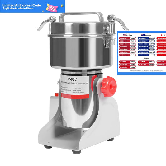 4100W Kitchen Tabletop Grain Mill Grinder 1000G Capacity