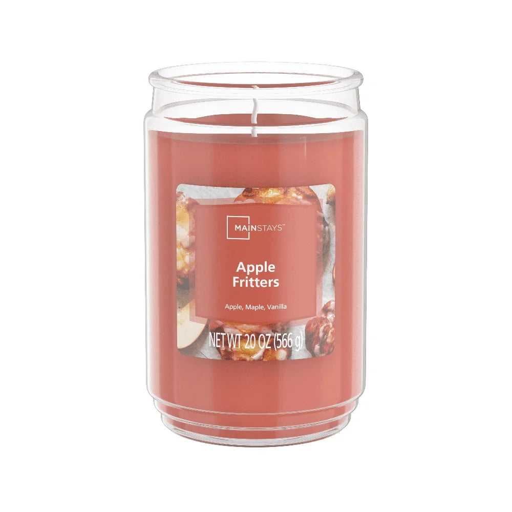 Apple Fritters Scented Candle 20oz Glass Jar Aromatherapy Home Fragrance
