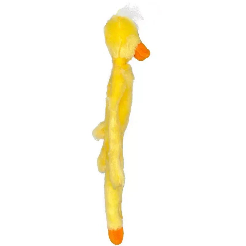 Mini Duck Plush Squeaker Dog Toy 12 Inch Tug Of War