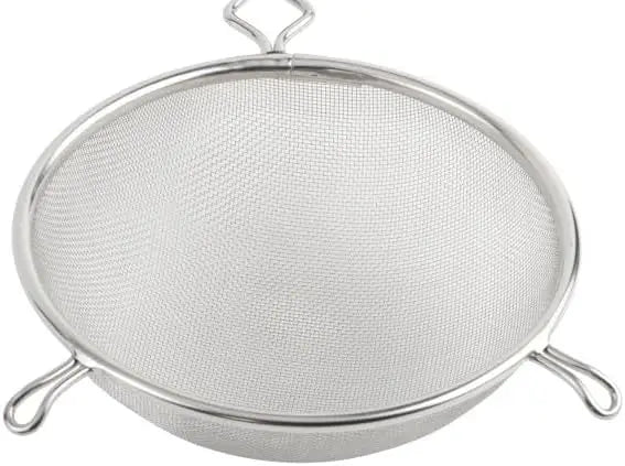 Good Cook 6 Inch Strainer Aluminum Mesh Black Silver