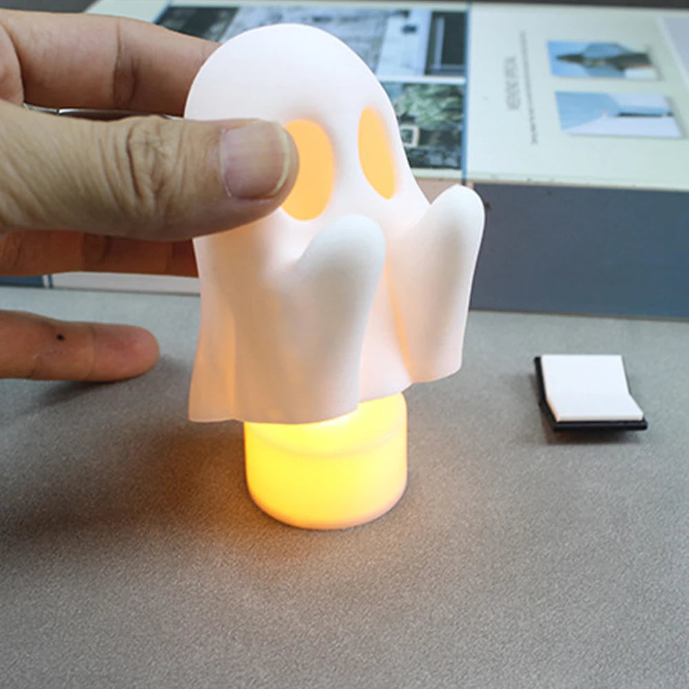 Halloween 3D LED Ghost Night Light Campfire Figurine Decor