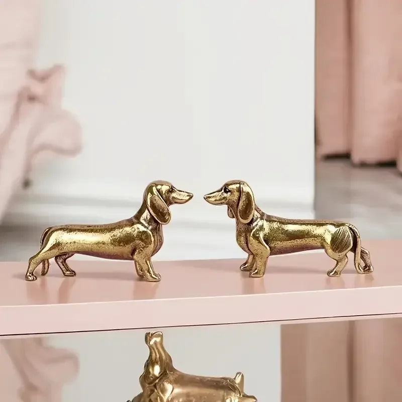 Brass Dachshund Statue Ornament Goddess Witchcraft Alien Figure Buddha Light Ganesha Nezha Decoration