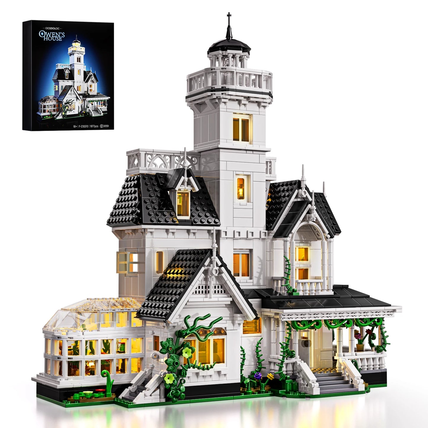 1877 Pieces Magic House Blocks Set Lego Compatible Building Model For Adults