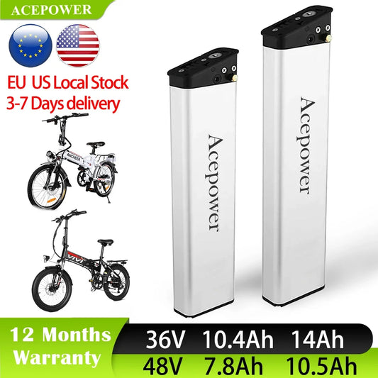 Ebike Battery 36V 8Ah 12.8Ah for ANCHEER AM1908 Z4 Panda XL