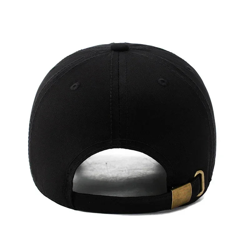 Unisex Cotton Snapback Baseball Cap Four Colors Casual Outdoor Dad Hat
