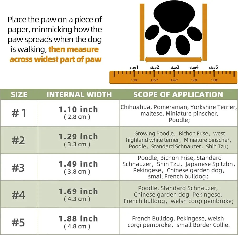 4 Pcs Dog Waterproof Shoes Rain Boots Reflective Strip Anti Slip For Small Pets