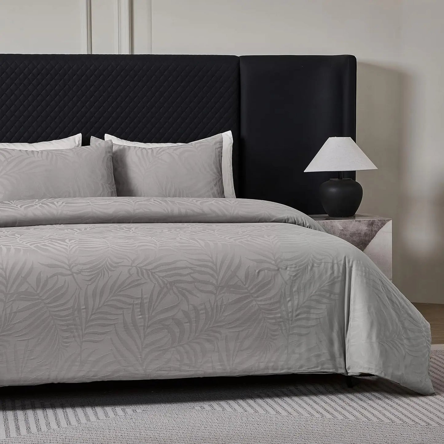 Simple And Opulence Duvet Cover Cotton Blend Breathable Luxury Bedding