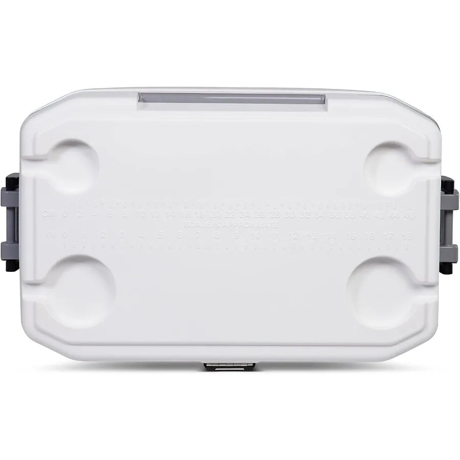 Insulated Hard Side Cooler Ice Chest Marine Series for Fishing Camping Boating