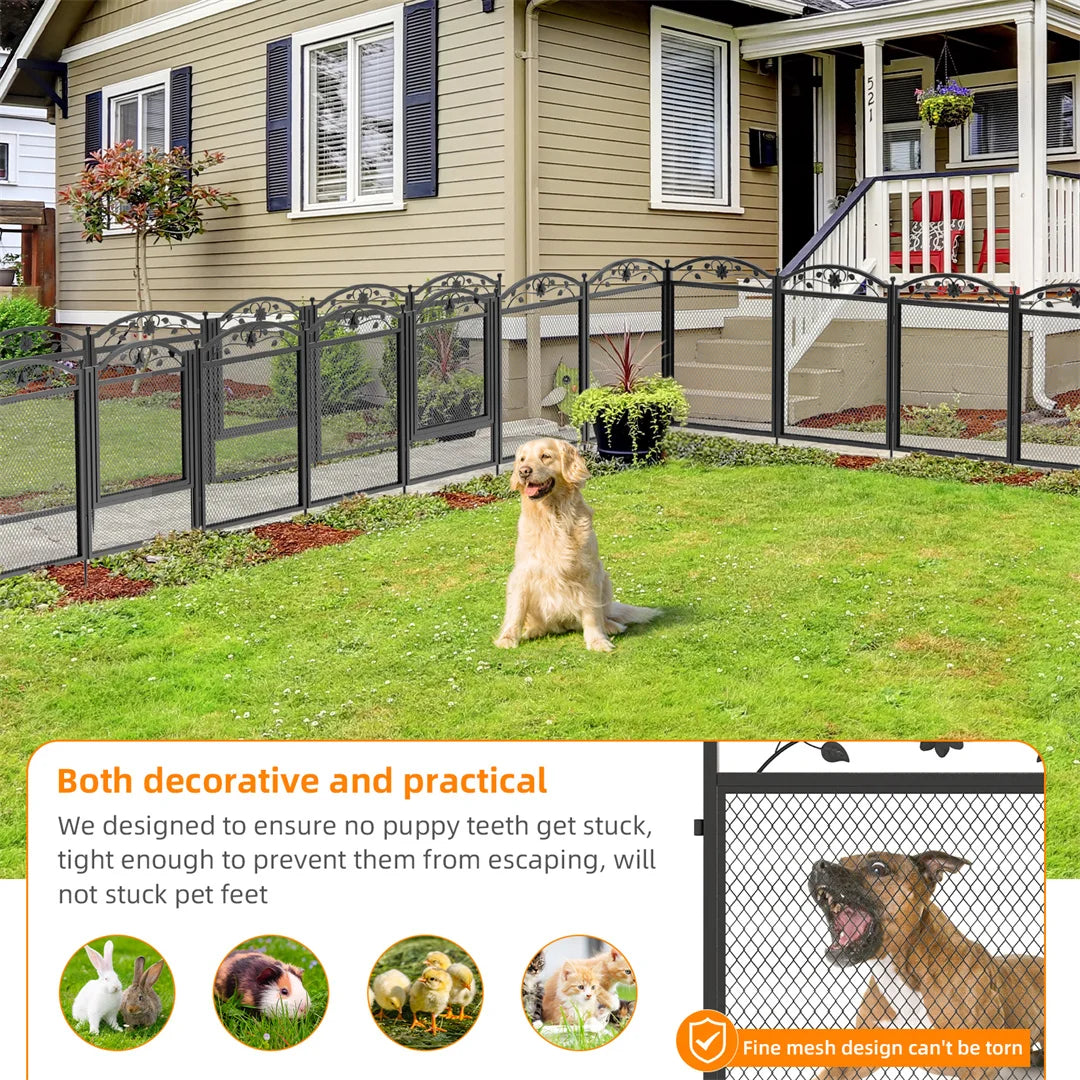 8 Panels Heavy Duty Dog Playpen Outdoor Indoor Fence Pad