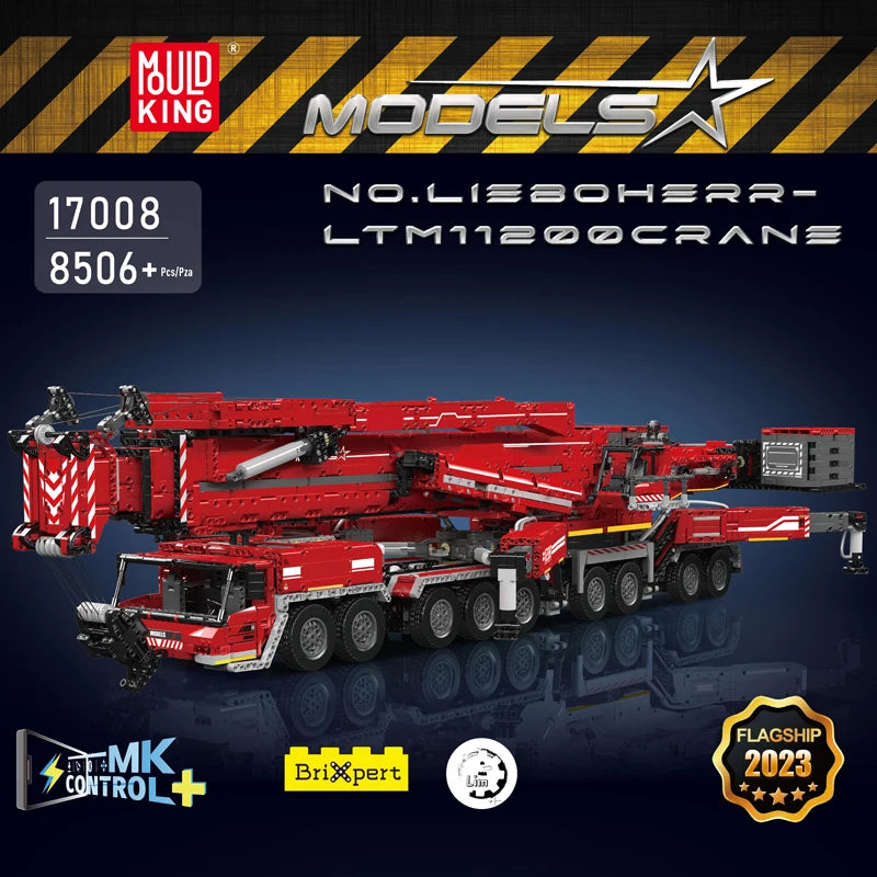 Mould King 17007 17008 Motorized Crane Building Block Set LTM 11200
