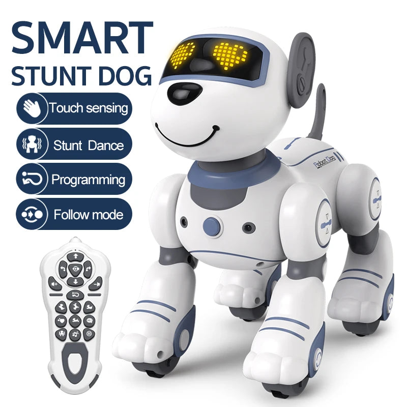 Funny RC Robot Dog Voice Command Toy With Music Song