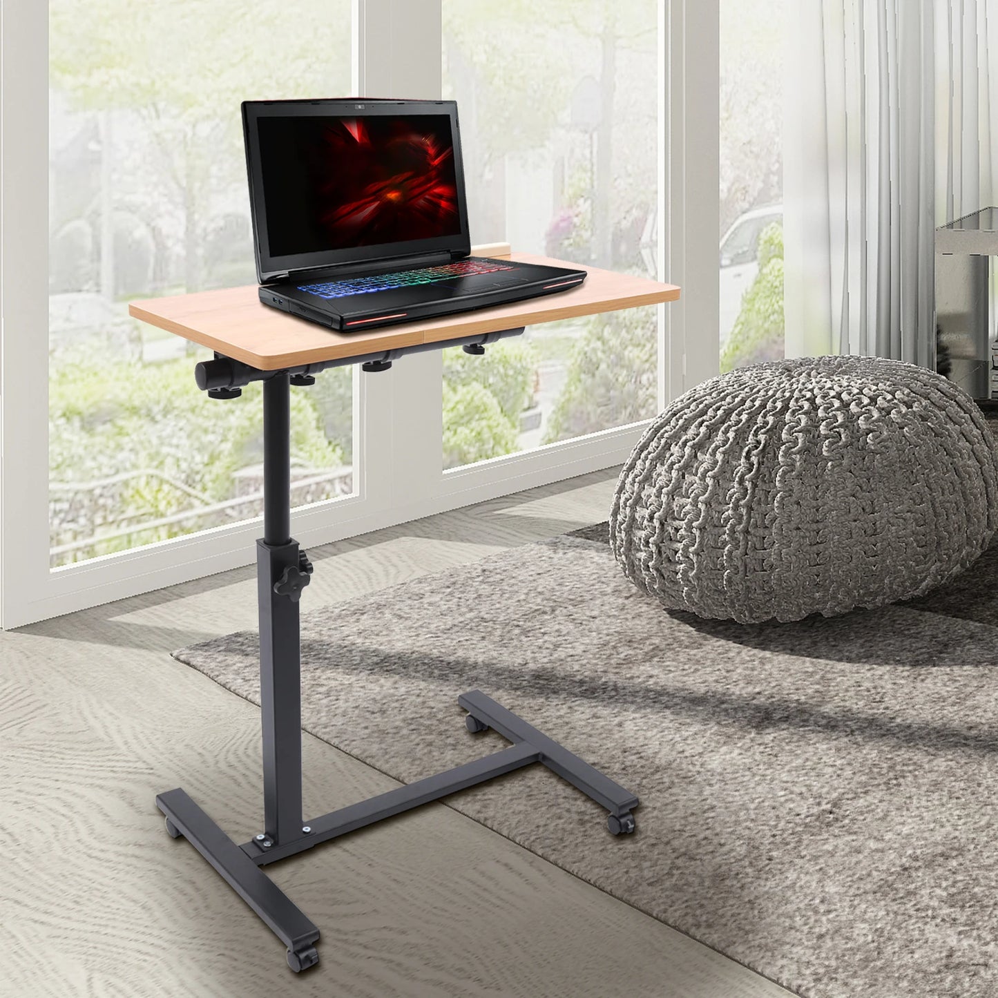 Adjustable Laptop Desk 360 Degree Rotating Tabletop Stand