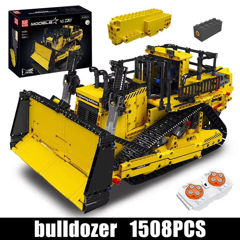 Mould King 15084 D11 Bulldozer RC Building Block Set With App Control