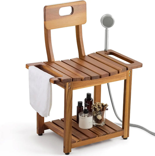 Heavy Duty Shower Chair Backrest 23.4 Inch Supports 450 Lbs