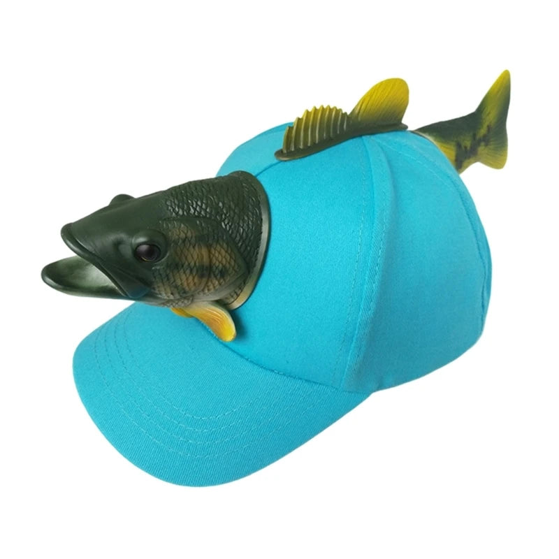 Novelty Fish Baseball Hat For Birthday Party Unisex One Size Holiday Headwear