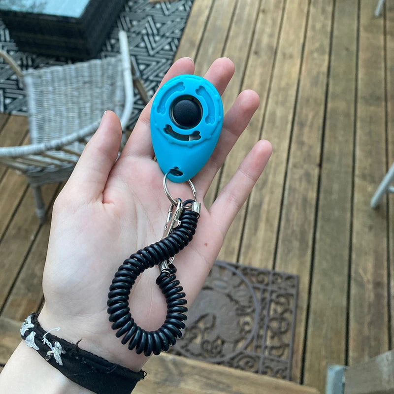 Dog Training Clicker With Adjustable Wrist Strap For Dogs And Cats