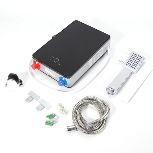 Mini Instant Electric Water Heater Tankless Shower Kit 220V