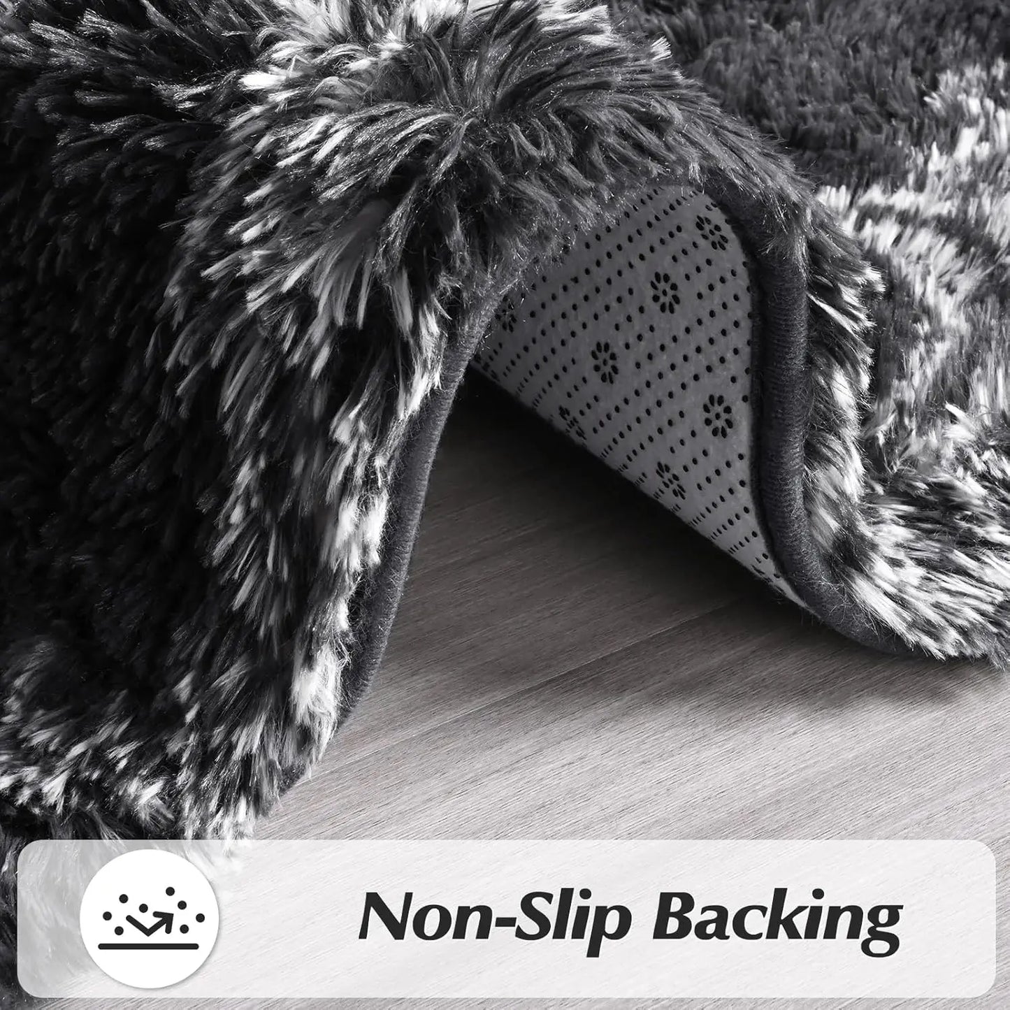 Large Shag Area Rugs for Bedroom Super Soft Plush Fluffy Carpet Non Slip Indoor Floor Rug for Kids Nursery Girl