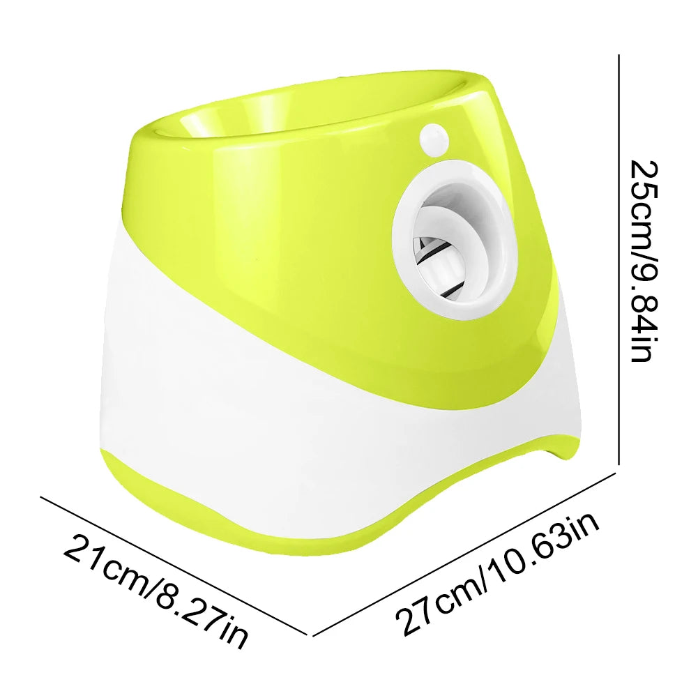 Pet Prime Automatic Dog Ball Launcher With 3 Tennis Balls For Indoor Outdoor