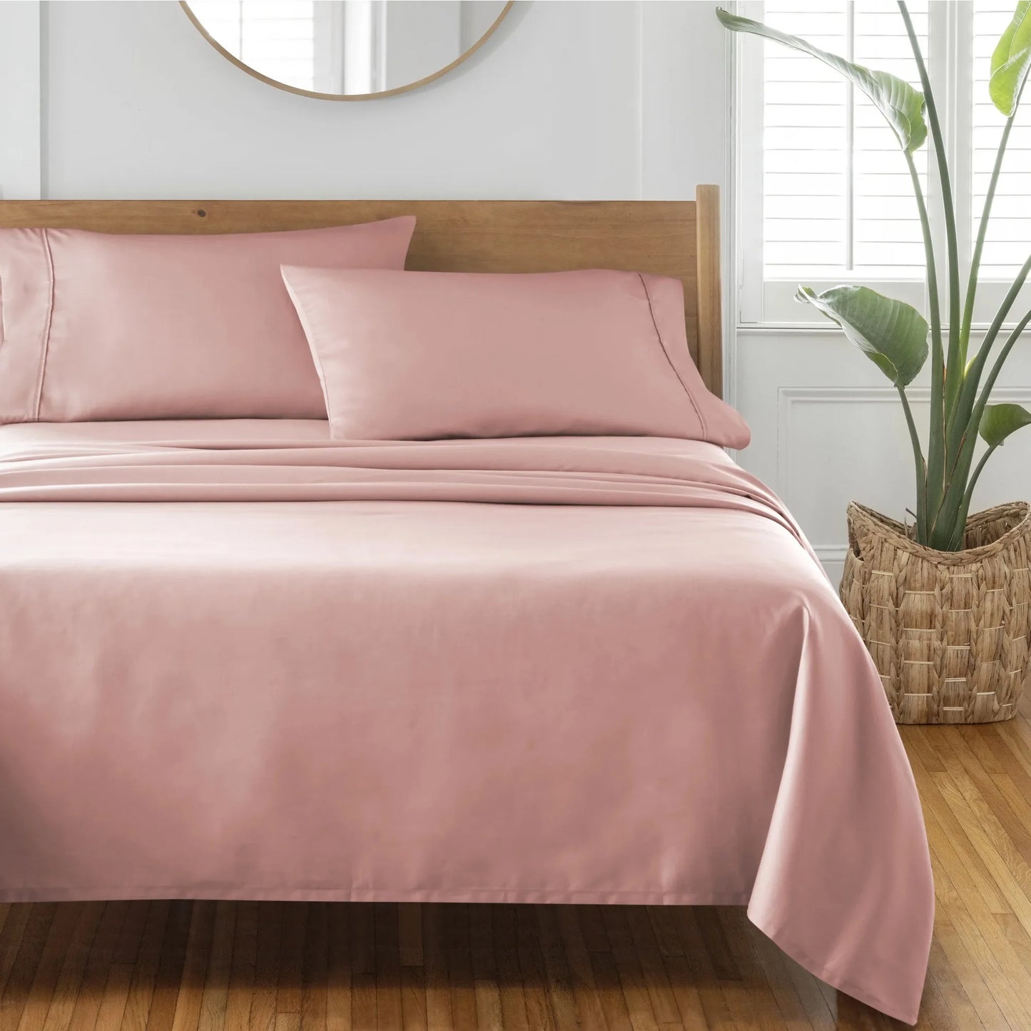 3 Piece Twin Cotton Bed Sheet Set Ultra Soft 300 Thread Count
