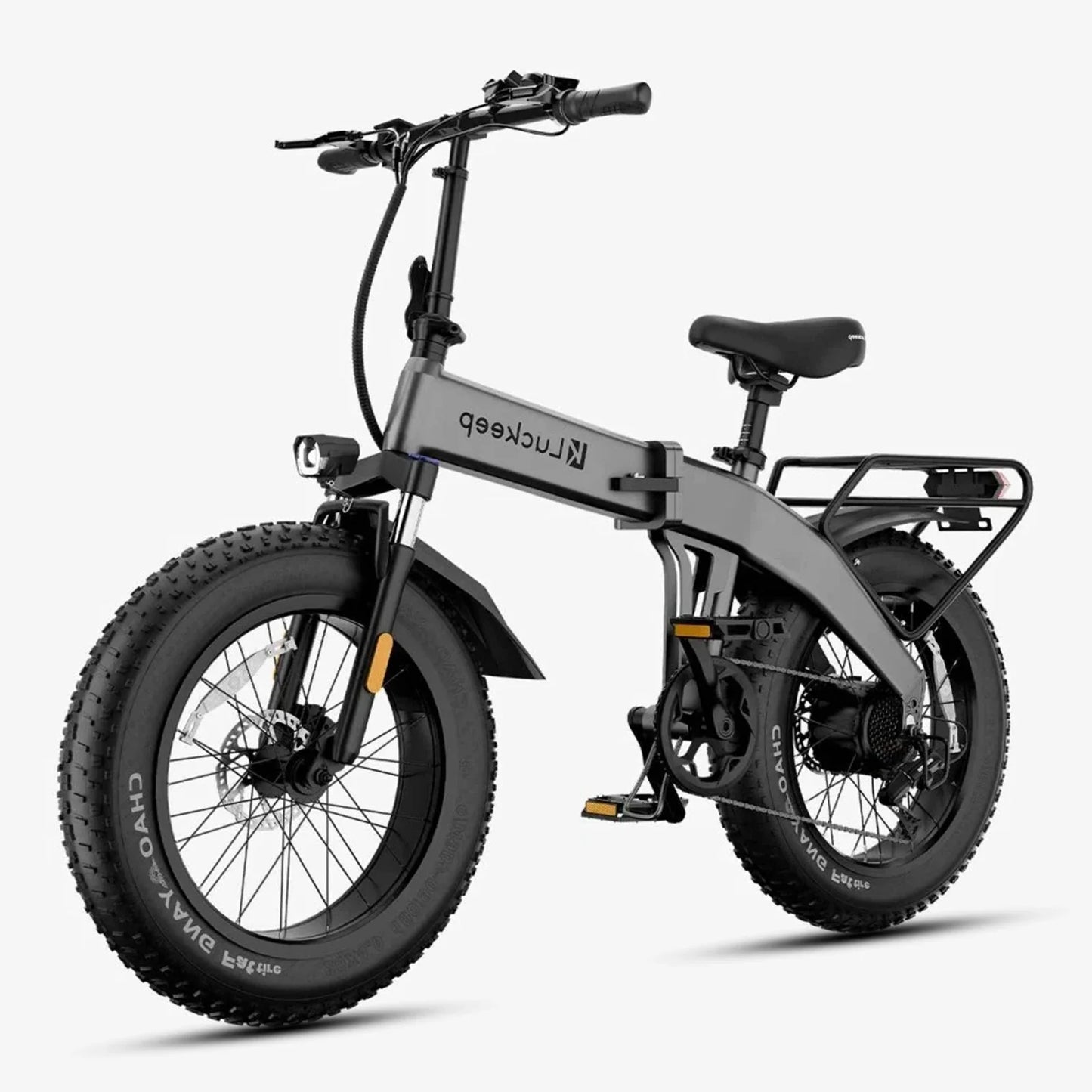 Luckeep X1 Fold Electric Bike 1400W Peak Motor 48V 15Ah Battery 20 Inch Fat Tire