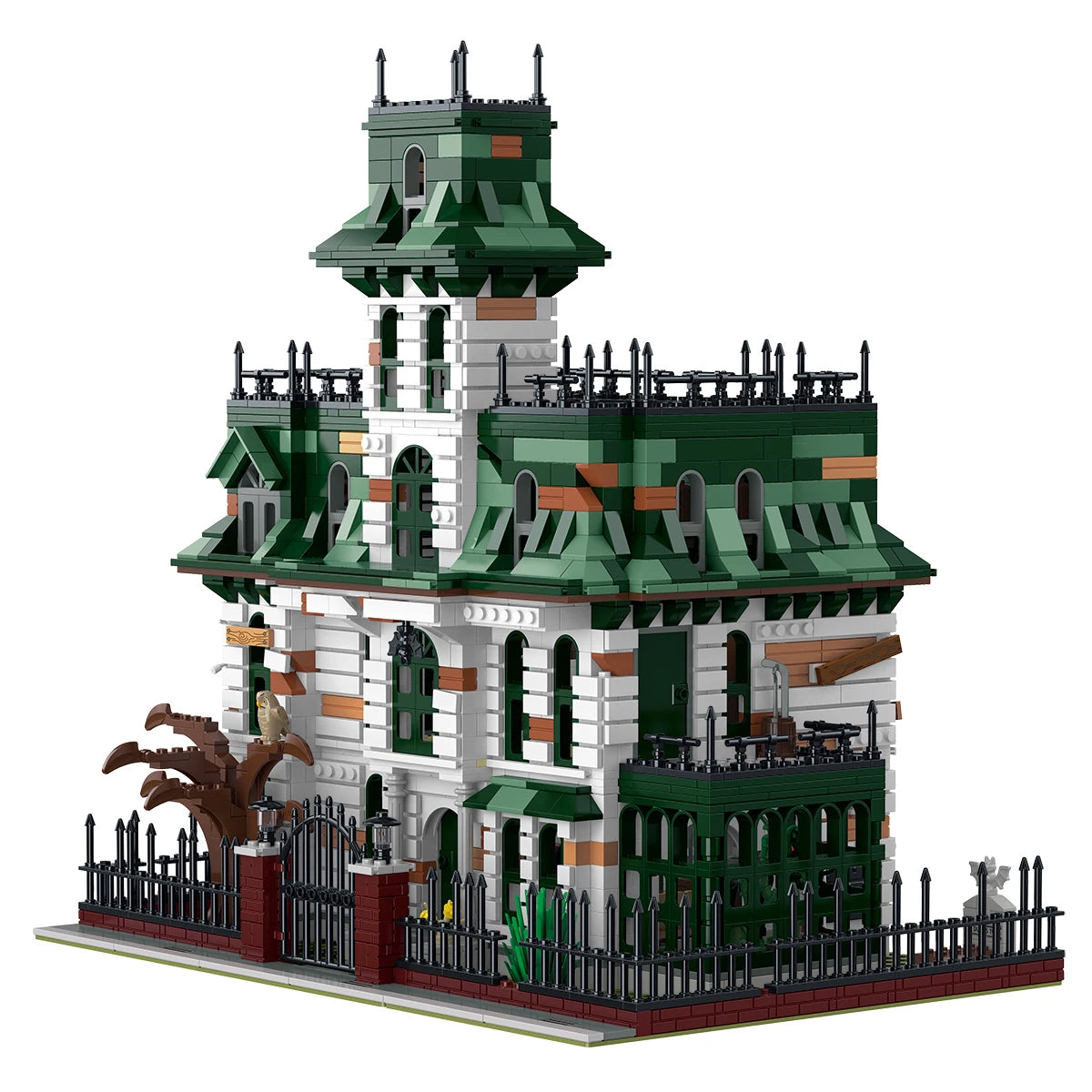 Wednesday Addams Spooky Manor Lego Compatible Building Blocks