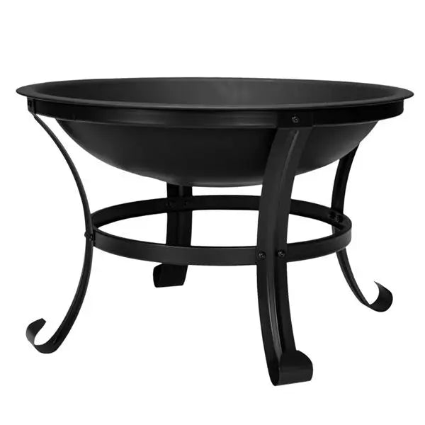22 Inch Curved Feet Iron Brazier Wood Burning Fire Pit