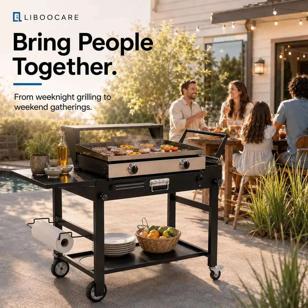 Cart for Blackstone 17 and 22 Inch Griddles 31.5 Tall Outdoor Table with Wheels