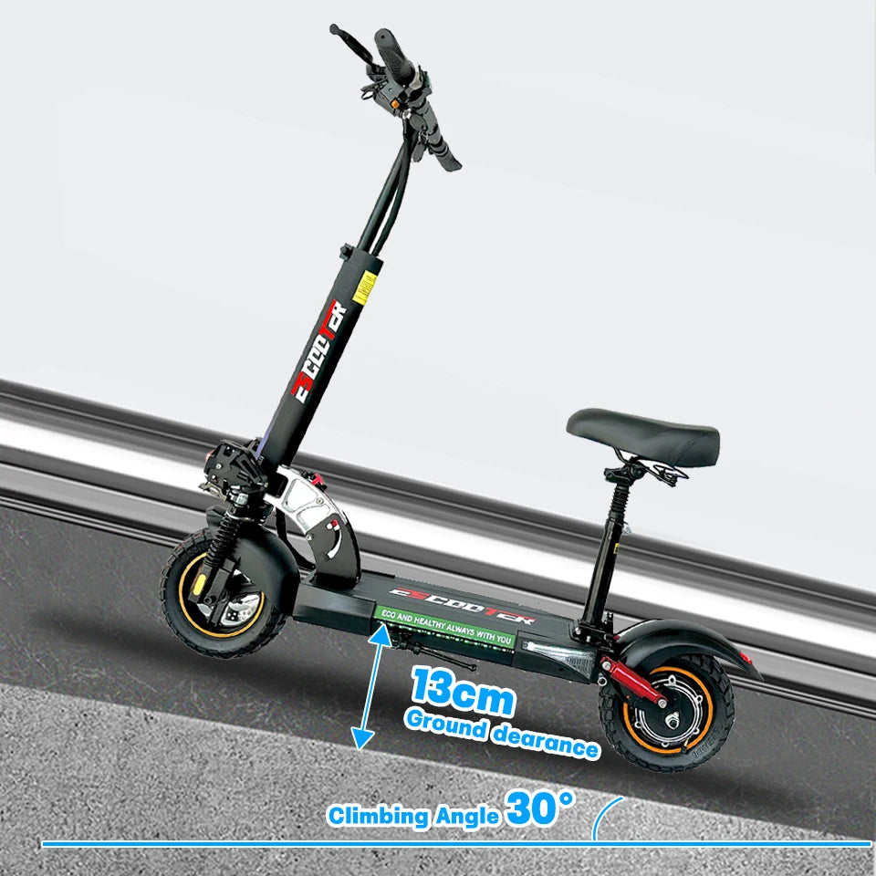 Emanba L10 Pro 800W Electric Kick Scooter 45 to 55km Range Per Charge Off Road