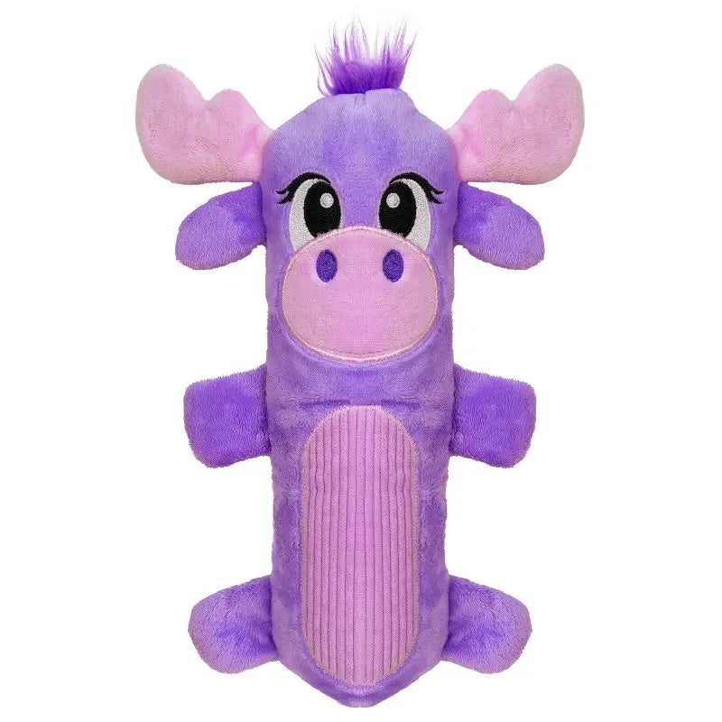 No Stuffing Moose Plush Toy With 2 Squeakers Chew Proof