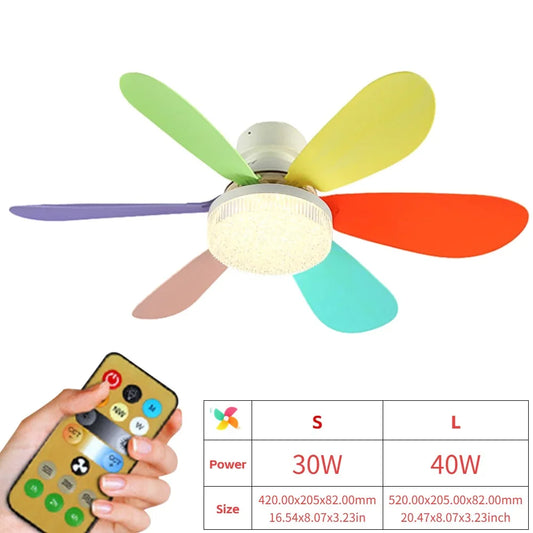 Socket Fan Lamp E26 E27 Base Wireless Remote Control LED Bulb Ceiling Fan Replacement for Bedroom Living Room Kitchen Balcony