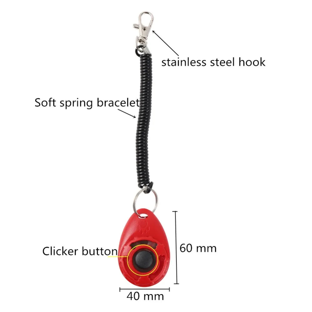 Dog Training Clicker With Adjustable Wrist Strap For Dogs And Cats