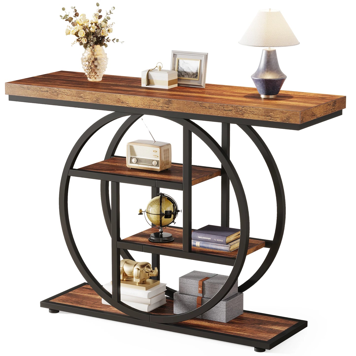 Tribesigns 41.3 Inch Console Table Four Tier Entryway