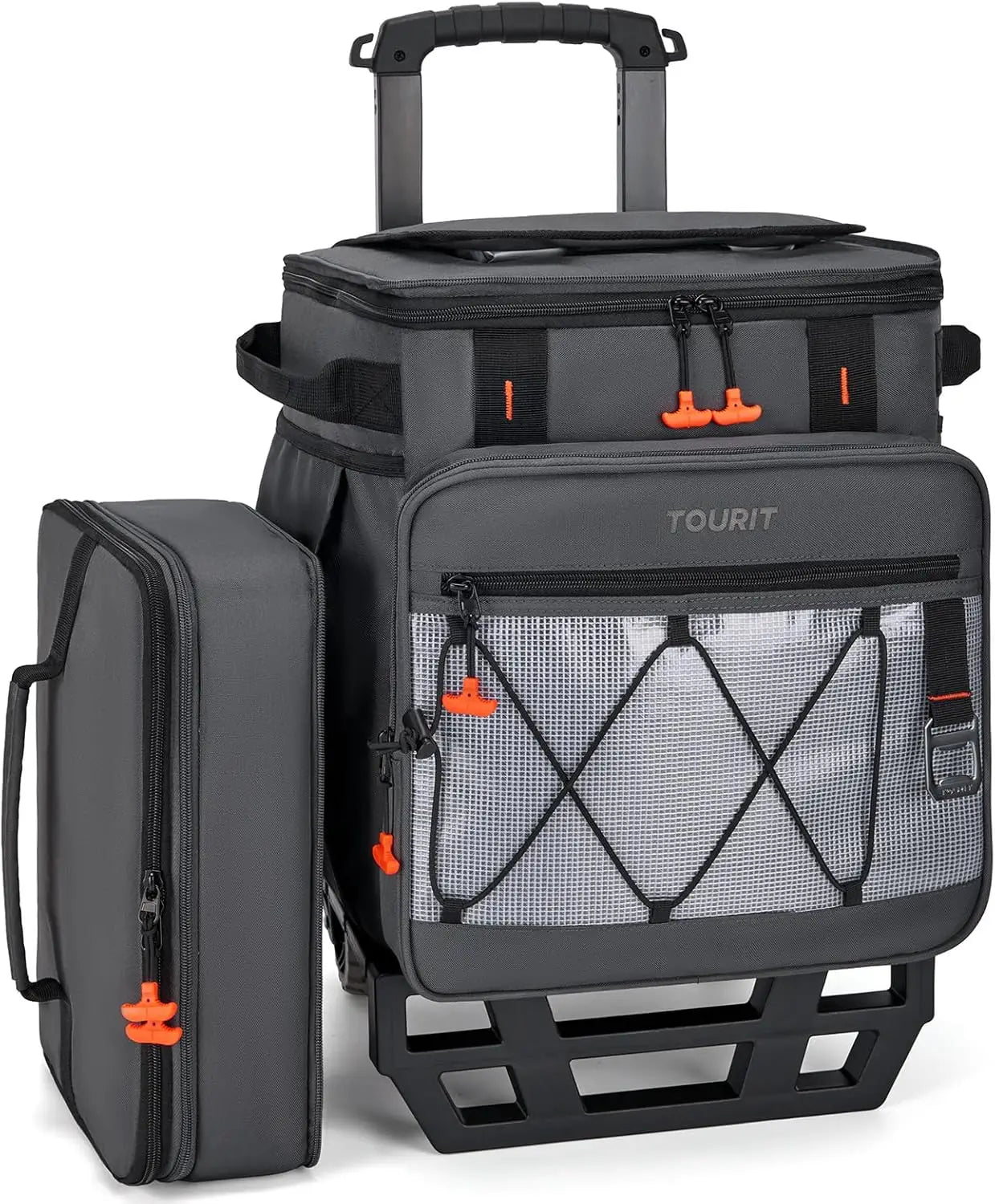 75 Can Insulated Rolling Cooler With Wheels For Beach, Camping, Picnic, Travel