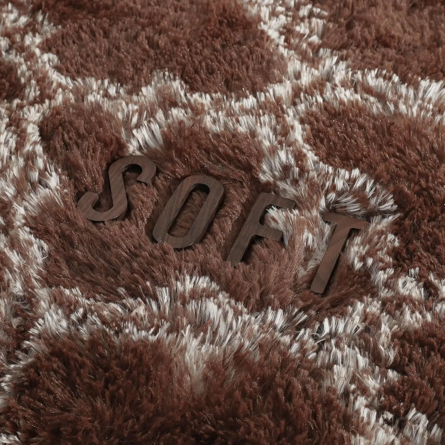 Large Shag Area Rugs for Bedroom Super Soft Plush Fluffy Carpet Non Slip Indoor Floor Rug for Kids Nursery Girl