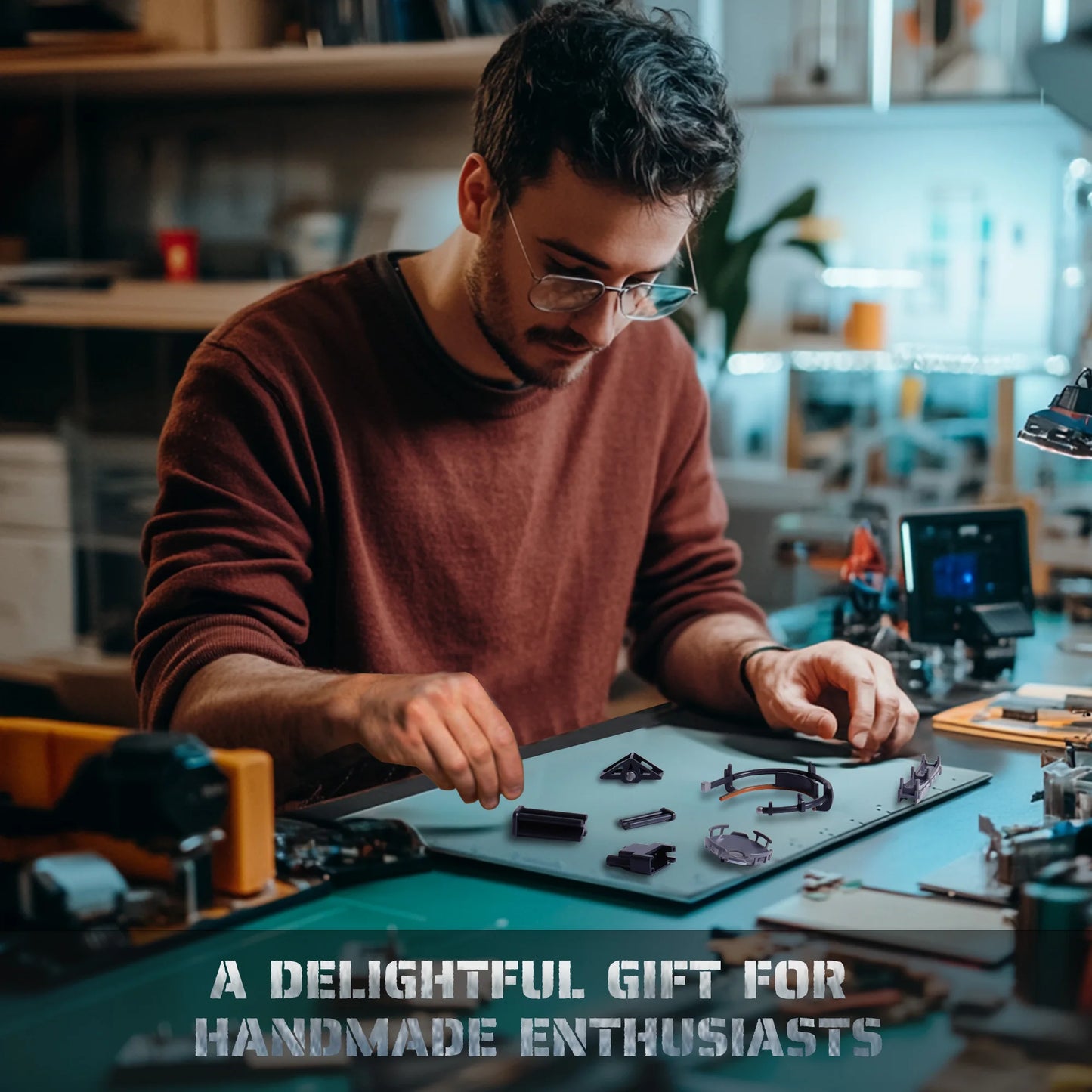 Robotime Rokr The Last City Marble Run 3D Puzzle Model Cyberpunk Gift