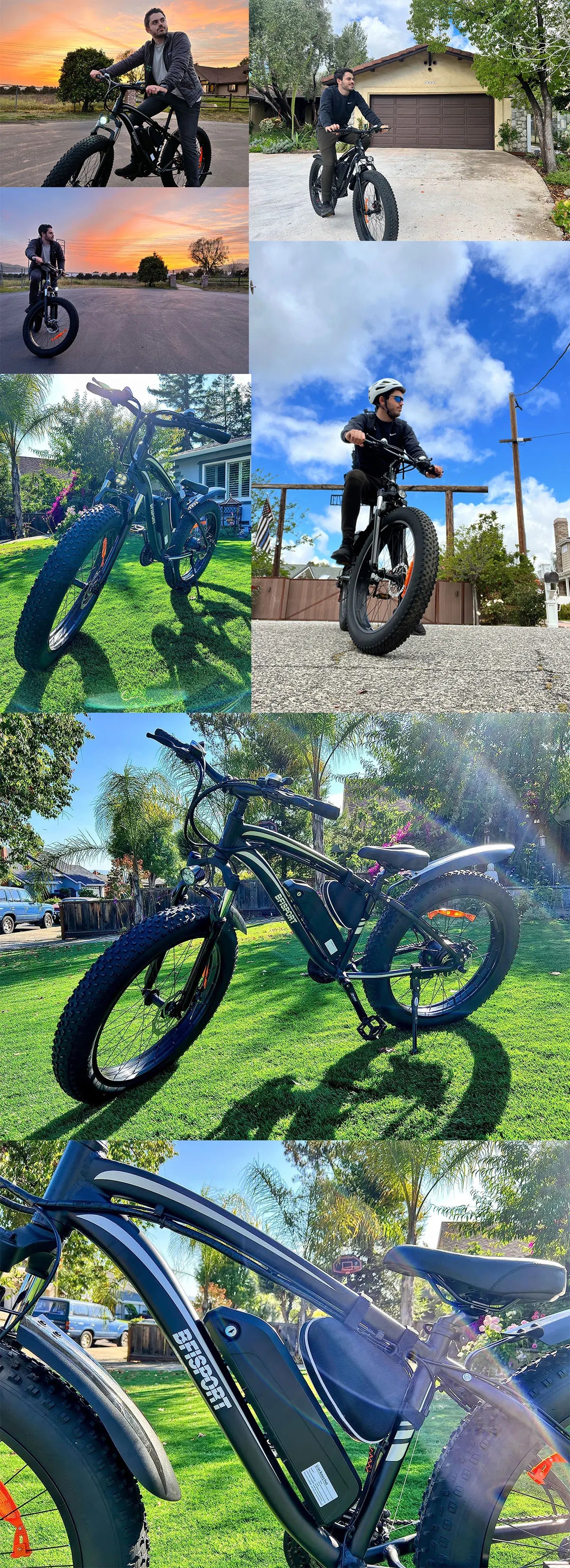 AMYET EB26 Electric Bike 1500W 48V 15Ah 26 Inch Fat Tire Mountain Bike 31 Mph