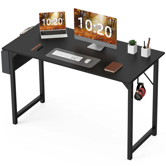 JHK Computer Desk Study Table Modern Compact With Side Bag