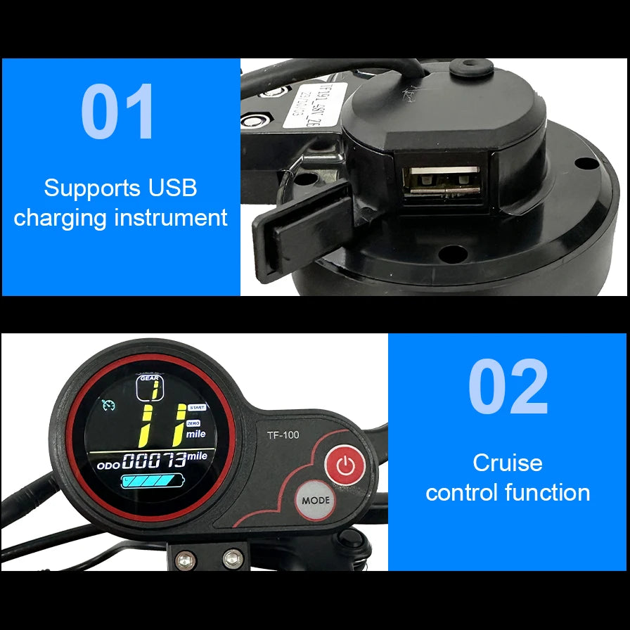 Emanba 800W Electric Kick Scooter 10Inch Off Road 45 55 km