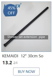 KEMAIDI Glass Vessel Sink AboveCounter Waterfall Faucet