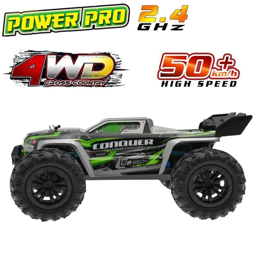 WLtoys 1to16 Scale Large RC Car 50kmh 4WD Monster Truck Toy