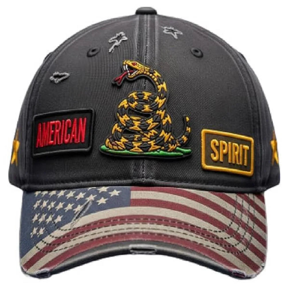 Unisex Baseball Cap Cartoon Embroidery Alligator Alcatraz Marine Corps 250th